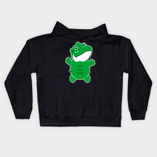 a baby crocodile Kids Hoodie